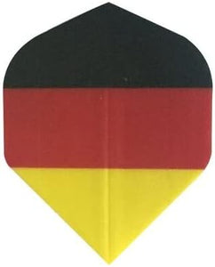 Dartfellas Germany German Flag Deutschland Strong Dart Flights (3 Sets - 9 Flights)