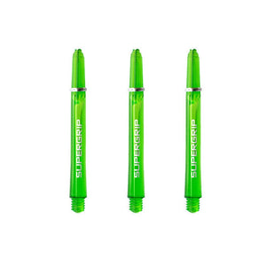 Harrows Supergrip Short Dart Shafts Green (3 Sets)