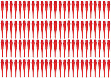 Load image into Gallery viewer, Dartfellas Spare Soft Tips Replacement Plastic Dart Points, Red (Pack of 100)