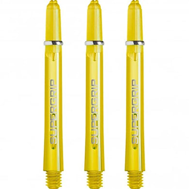 Harrows Supergrip Medium Dart Shafts Yellow (3 Sets)