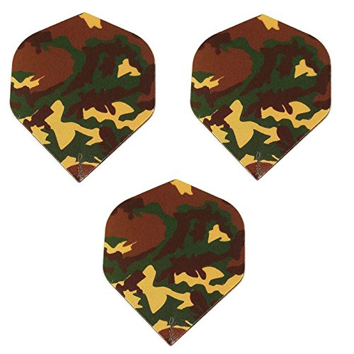 Designa  Traditional Camouflage Winter Camo Military 100 Micron Extra Strong Dart Flights