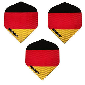 Winmau Mega  Germany German Flag Deutschland 75 Micron Strong Dart Flights