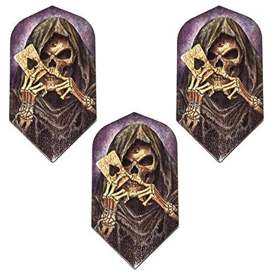 Designa Alchemy  Grim Reaper Ace Card 100 Micron Extra Strong Slim Dart Flights