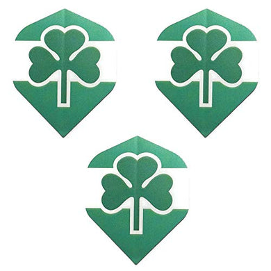 Designa Metronic Ireland Fighting Irish Flag Clover 75 Micron Patriot Strong Standard Dart Flights (1 Set)