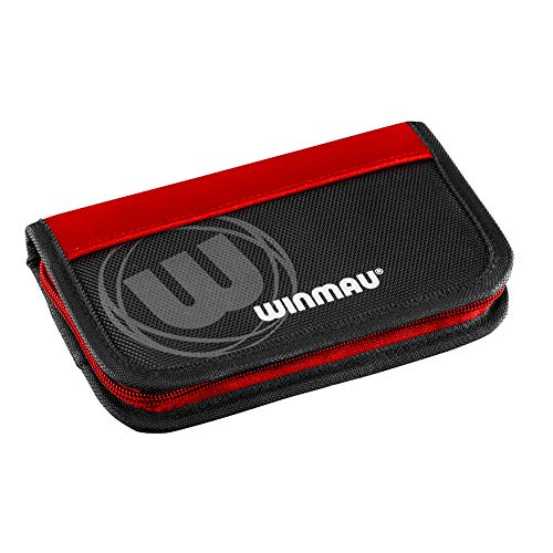 Winmau Super Dart Case 2, Slimline, Holds 2 Sets of Darts, 8 Compartments, Red