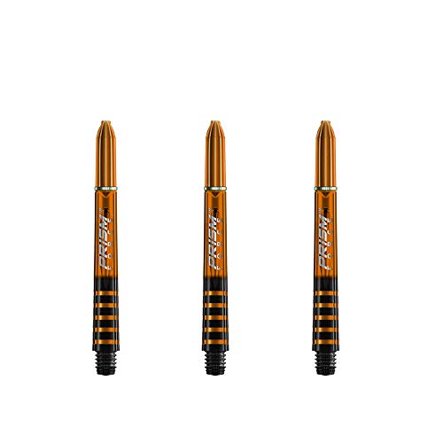 Winmau Prism Force Dart Shafts, Force Grip Zone Stems, Short 36mm, Orange
