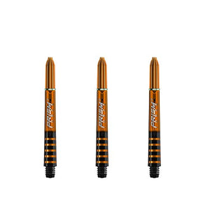 Winmau Prism Force Dart Shafts, Force Grip Zone Stems, Medium 48mm, Orange