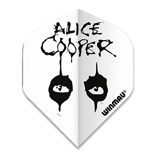 Winmau Alice Cooper Eyes Rock Legends 100 Micron Strong Standard Dart Flights (1 Set)