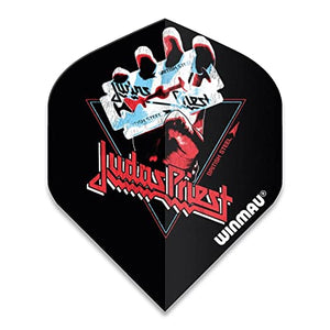 Winmau Judas Priest Rock Legends 100 Micron Strong Standard Dart Flights (1 Set)